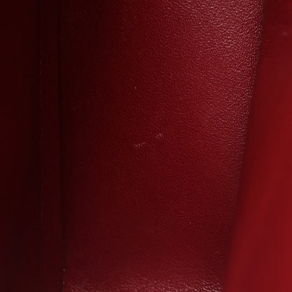Chanel Lambskin Quilted Jumbo Double Flap Burgundy 13 of 19