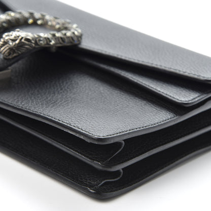 Gucci Pebbled Calfskin Small Dionysus Shoulder Bag Black 6 of 9