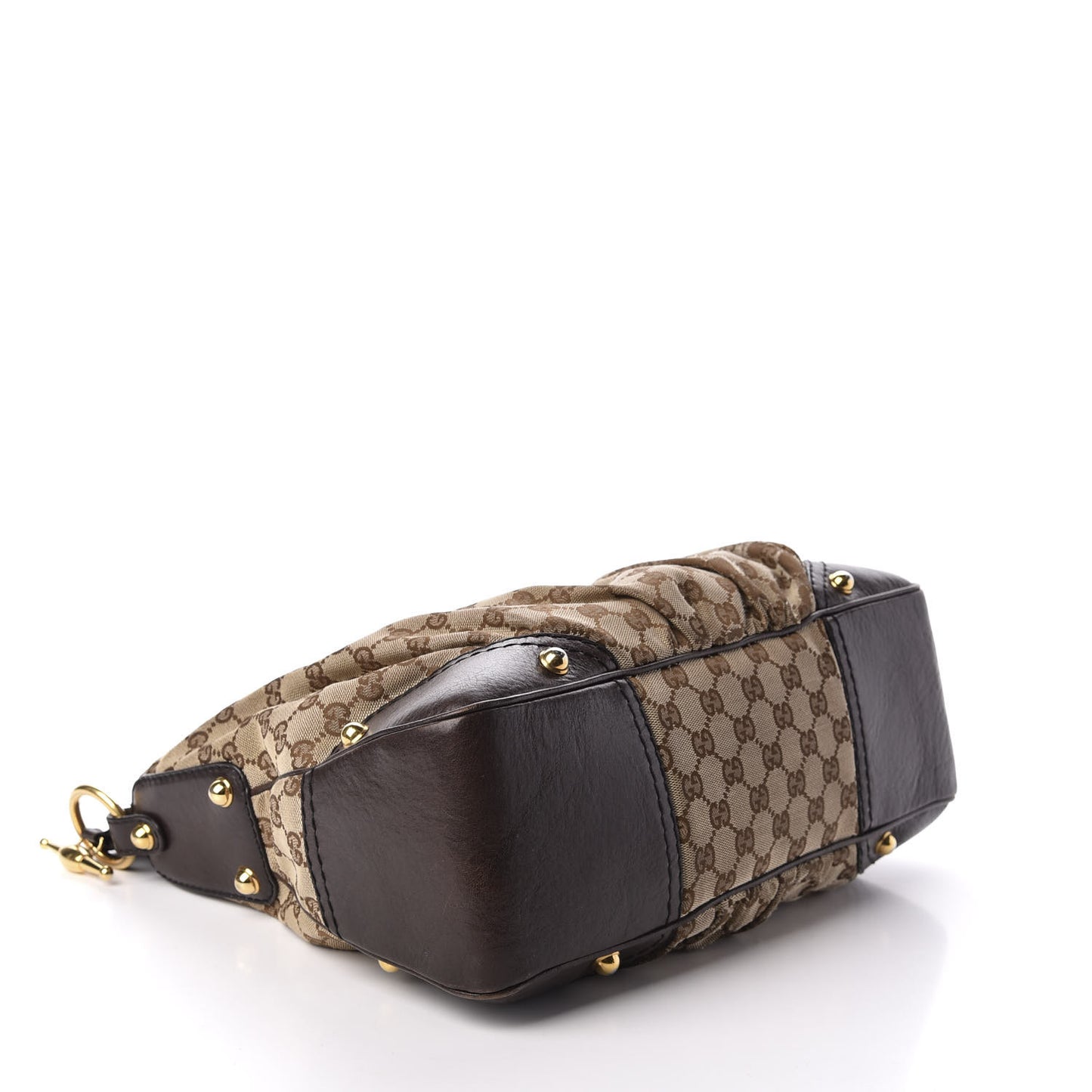 Monogram Medium Jockey Hobo Dark Brown