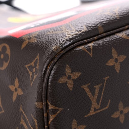 Louis Vuitton Monogram World Tour Neverfull MM 8 of 15