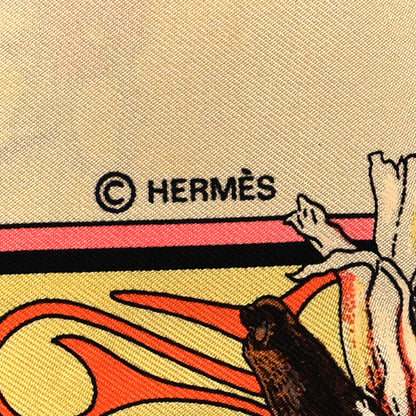 Hermes Silk Kachinas Wash Scarf 90 4 of 4