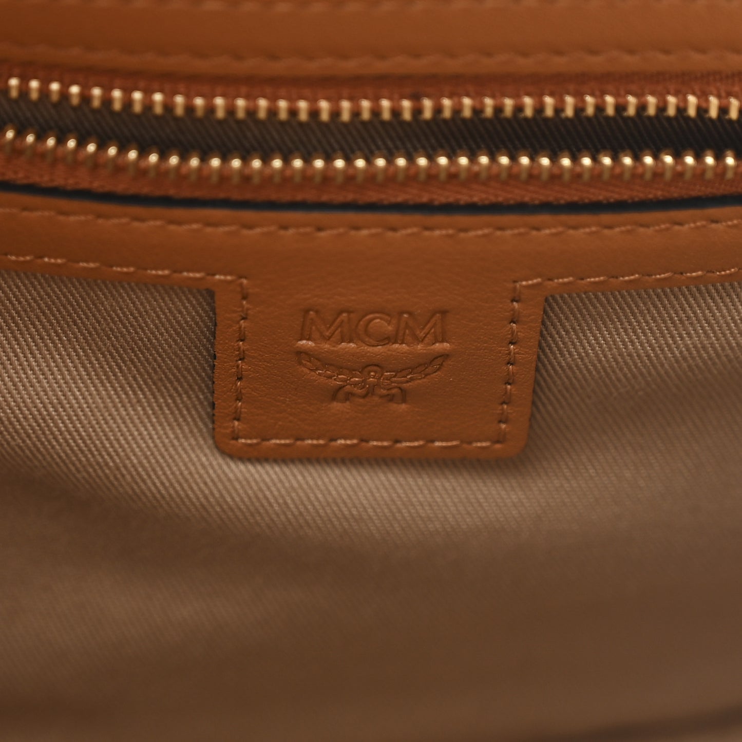 Visetos Essential Small Disco Tote Cognac