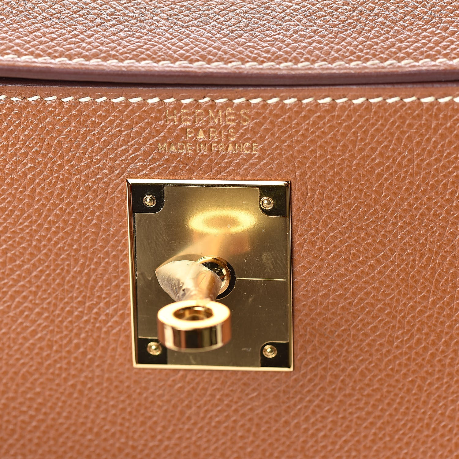 Hermes Courchevel Kelly Sellier 32 Gold 22 of 34