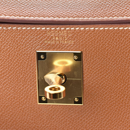 Hermes Courchevel Kelly Sellier 32 Gold 22 of 34