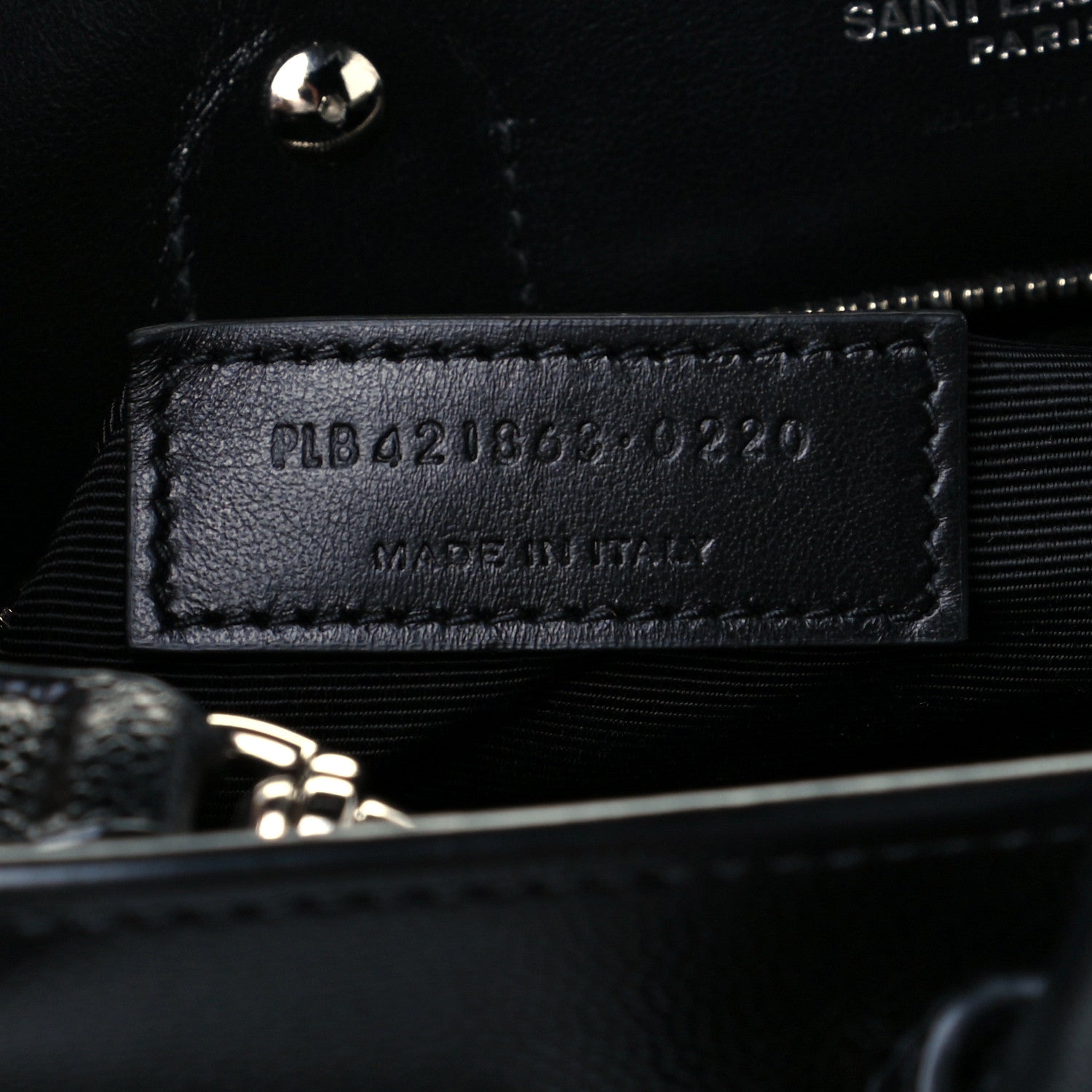 Saint Laurent Grain De Poudre Baby Sac De Jour Black 8 of 11