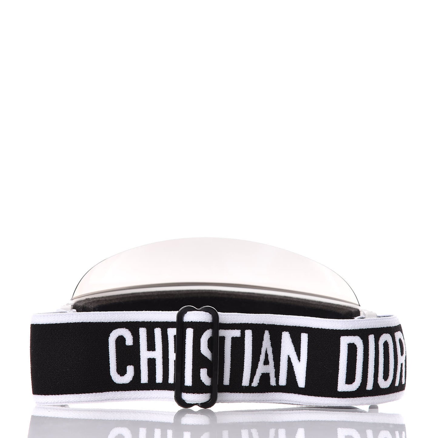 Mirrored DiorClub1 Sun Visor Silver
