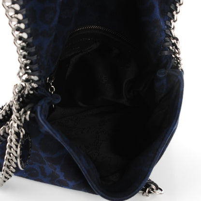 Stella McCartney Linen Leopard Falabella Crossbody Blue 8 of 8