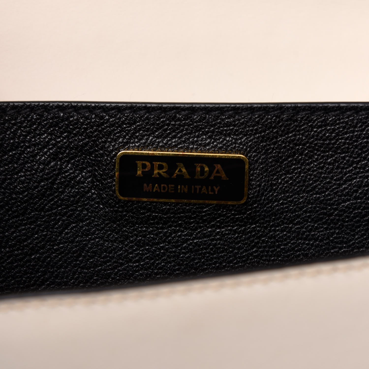 Prada City Calf Saffiano Cahier Bag Talco Black 6 of 12