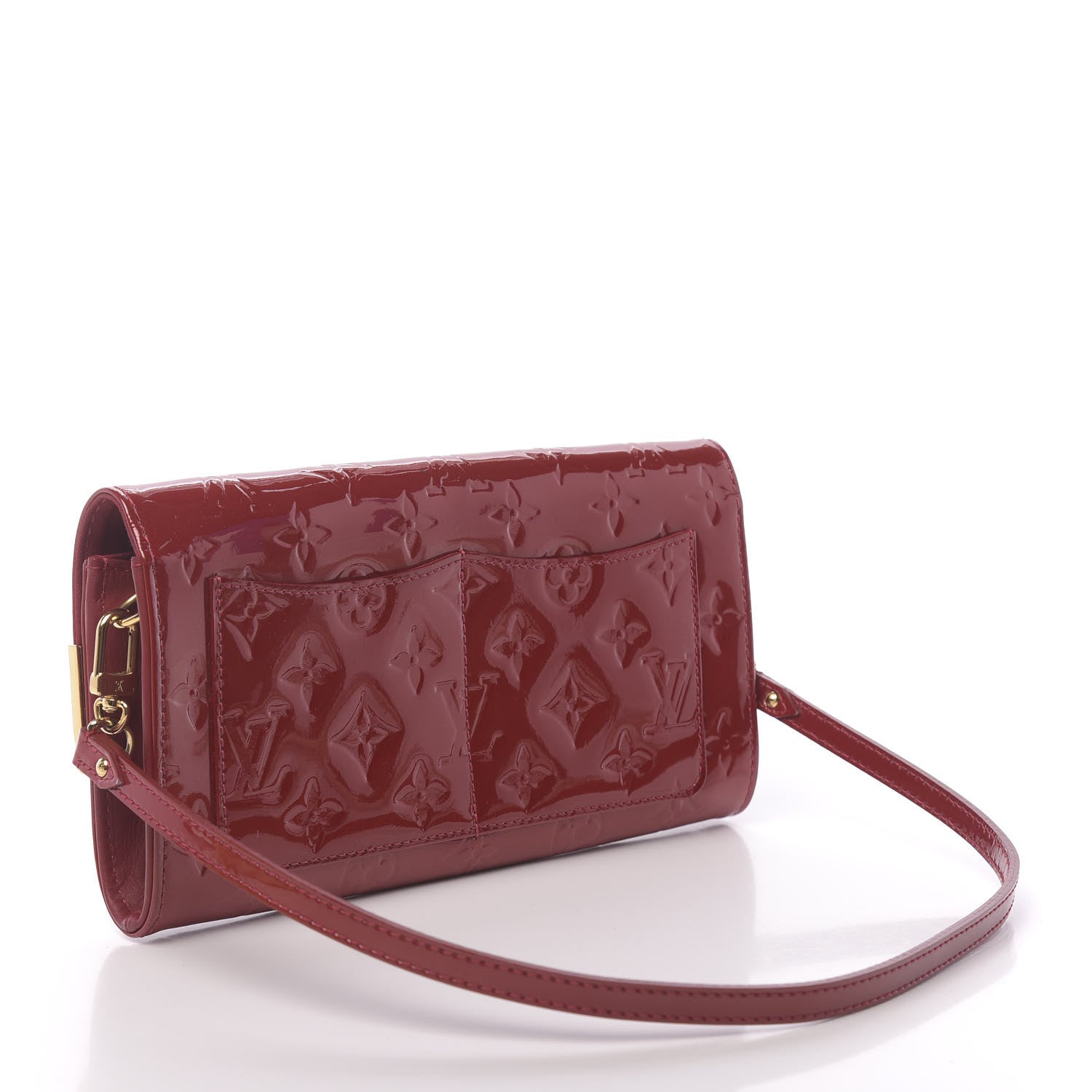 Louis Vuitton Vernis Rossmore MM Pomme D'Amour 3 of 9