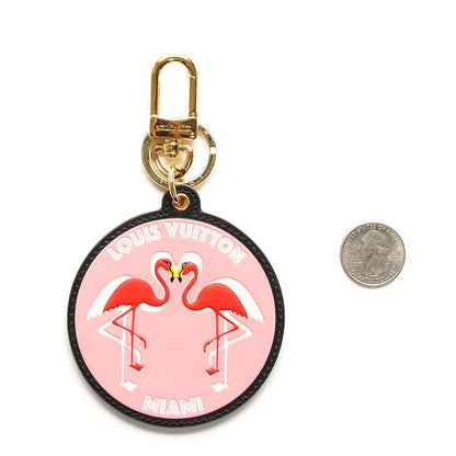 Louis Vuitton World Tour Flamingo Bag Charm Key Holder 2 of 4