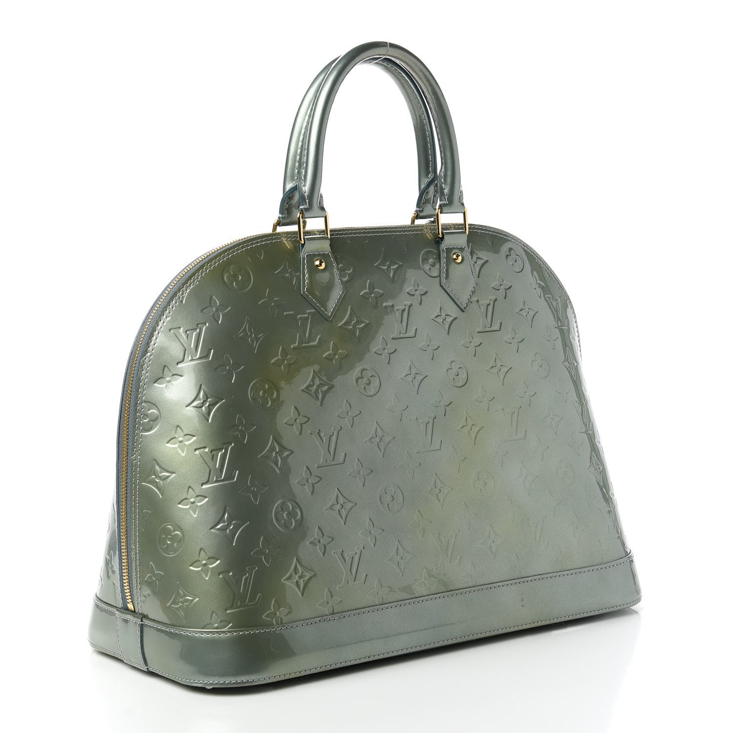 Louis Vuitton Vernis Alma GM Givre 3 of 10