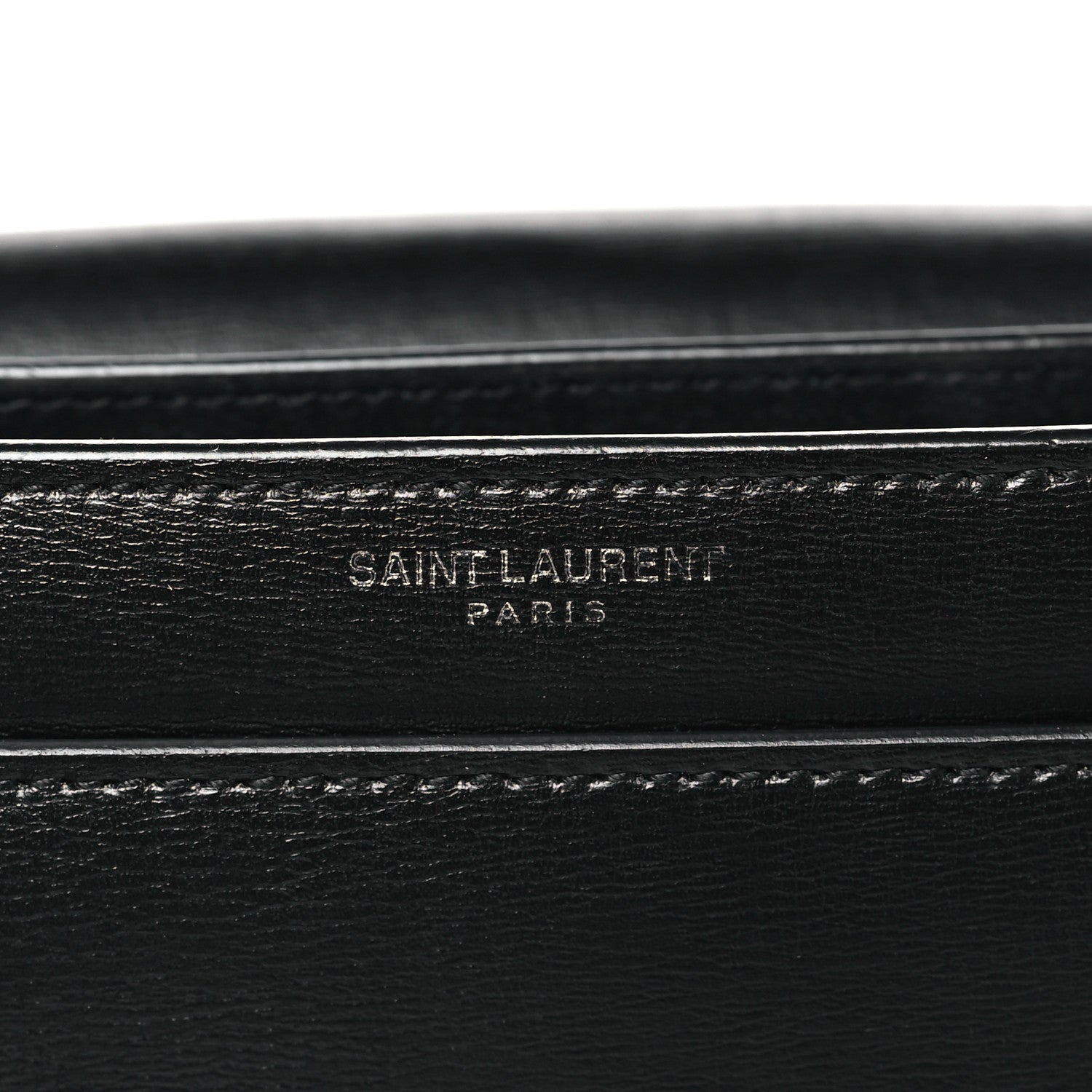 Saint Laurent Calfskin Medium Monogram Sunset Black 6 of 10