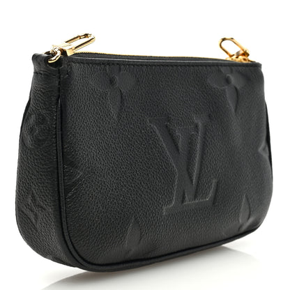 Louis Vuitton Empreinte Monogram Giant Multi Pochette Accessories Small Pochette Black 3 of 8