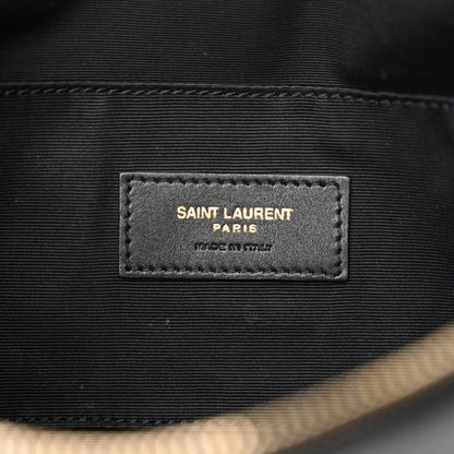 Saint Laurent Grain De Poudre Monogram Belt Bag Black 6 of 13