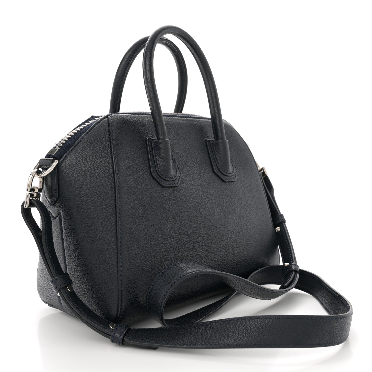 Givenchy Sugar Goatskin Mini Antigona Night Blue 3 of 13