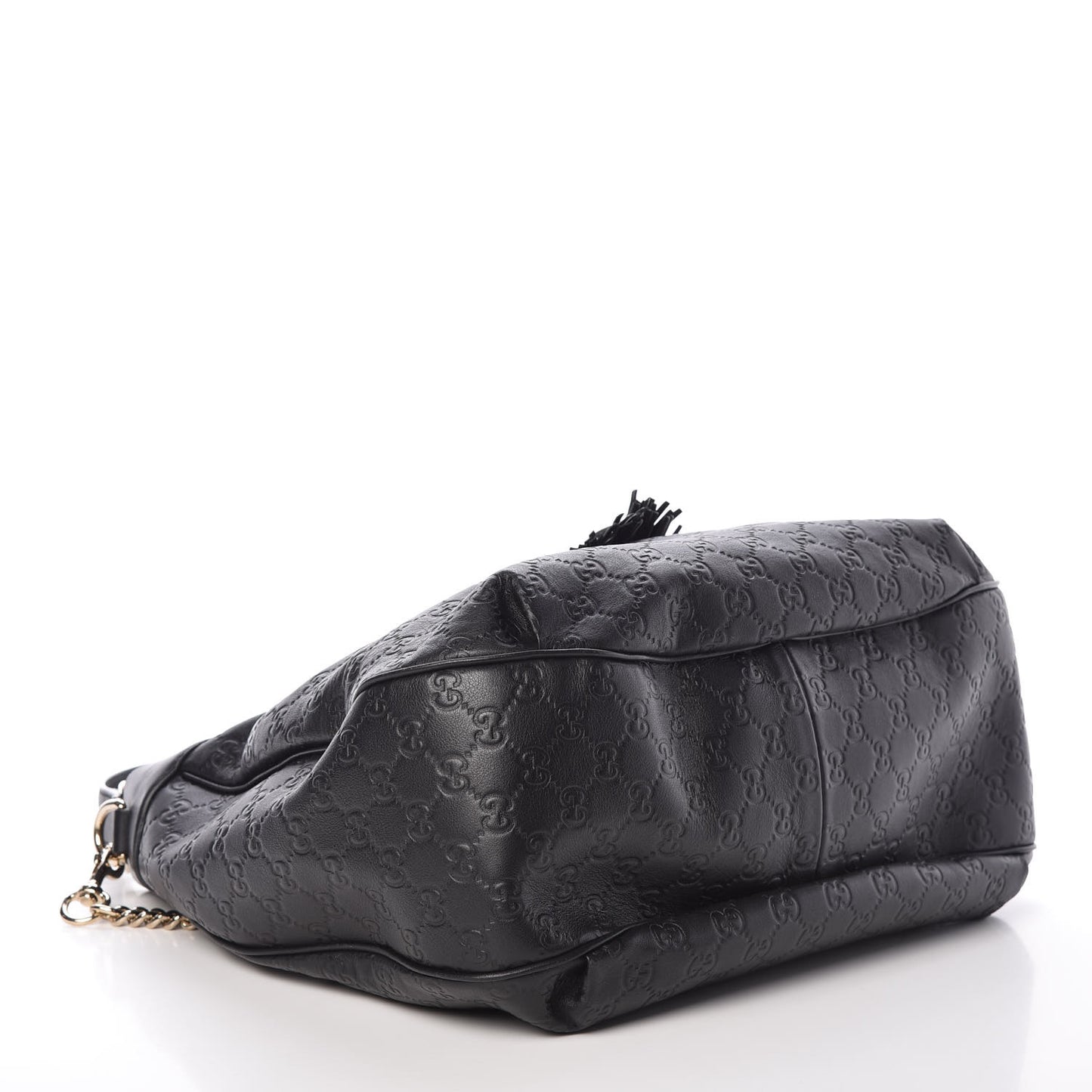 Guccissima Medium Emily Hobo Black