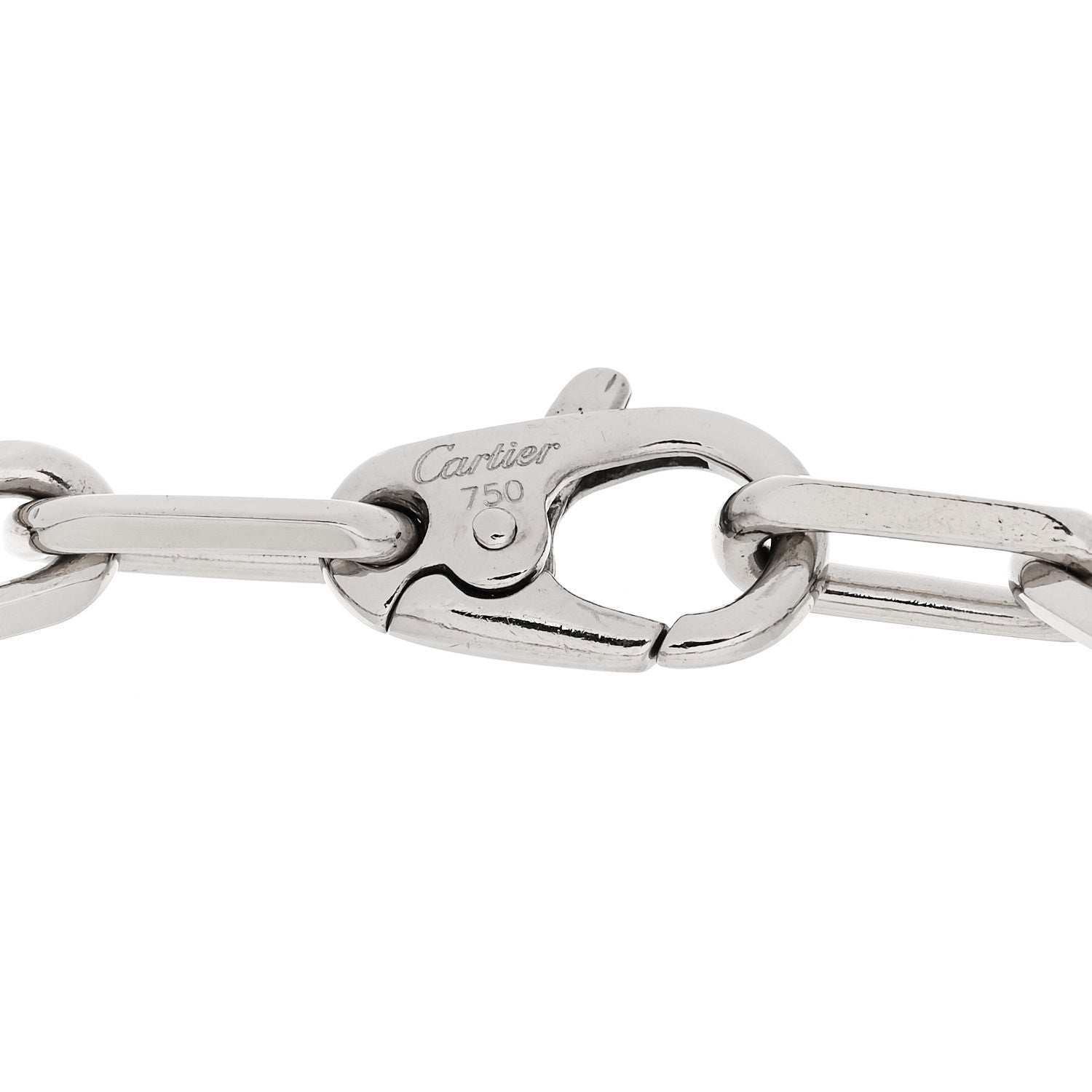 Cartier 18K White Gold Santos de Cartier Bracelet 3 of 5
