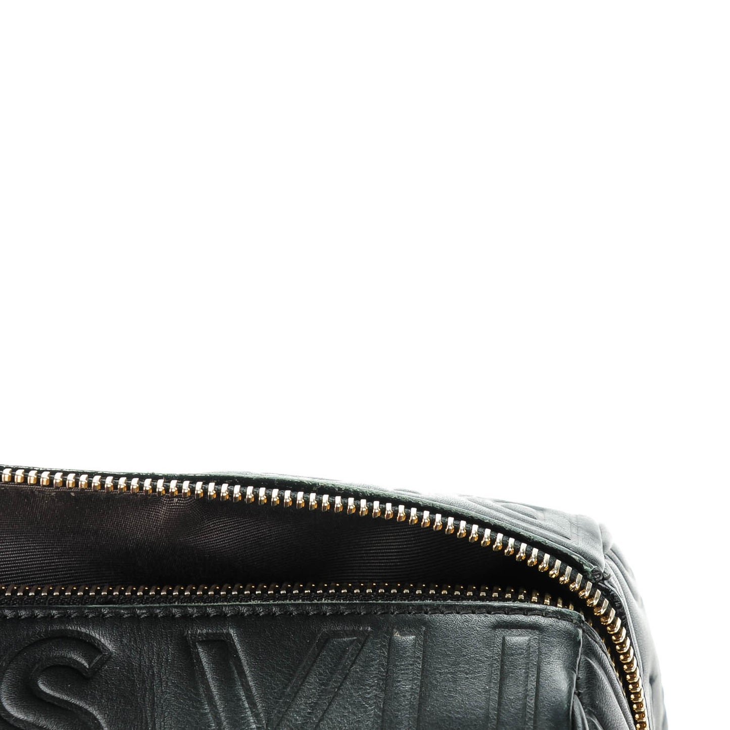 Calfskin Embossed Speedy Cube 30 Black