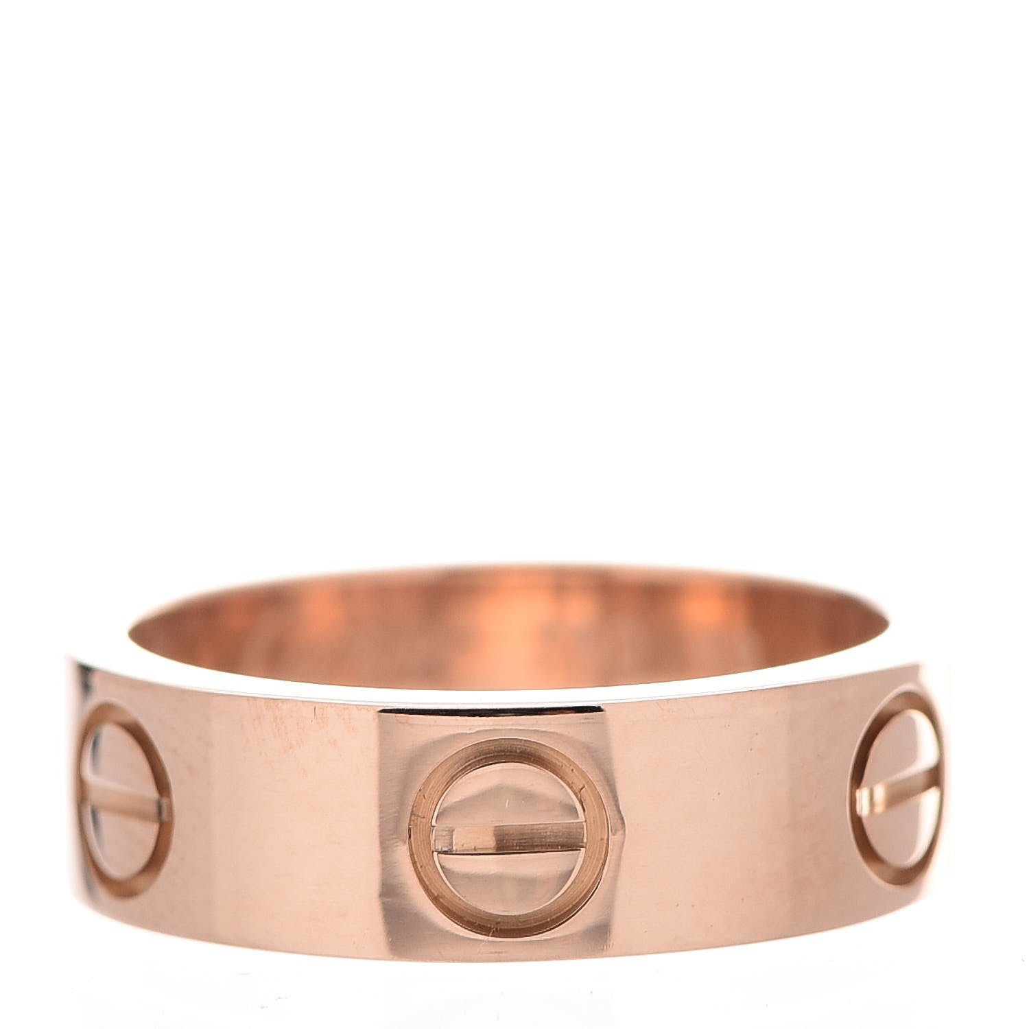 Cartier 18K Pink Gold 5.5mm LOVE Ring 49 4.75 1 of 5