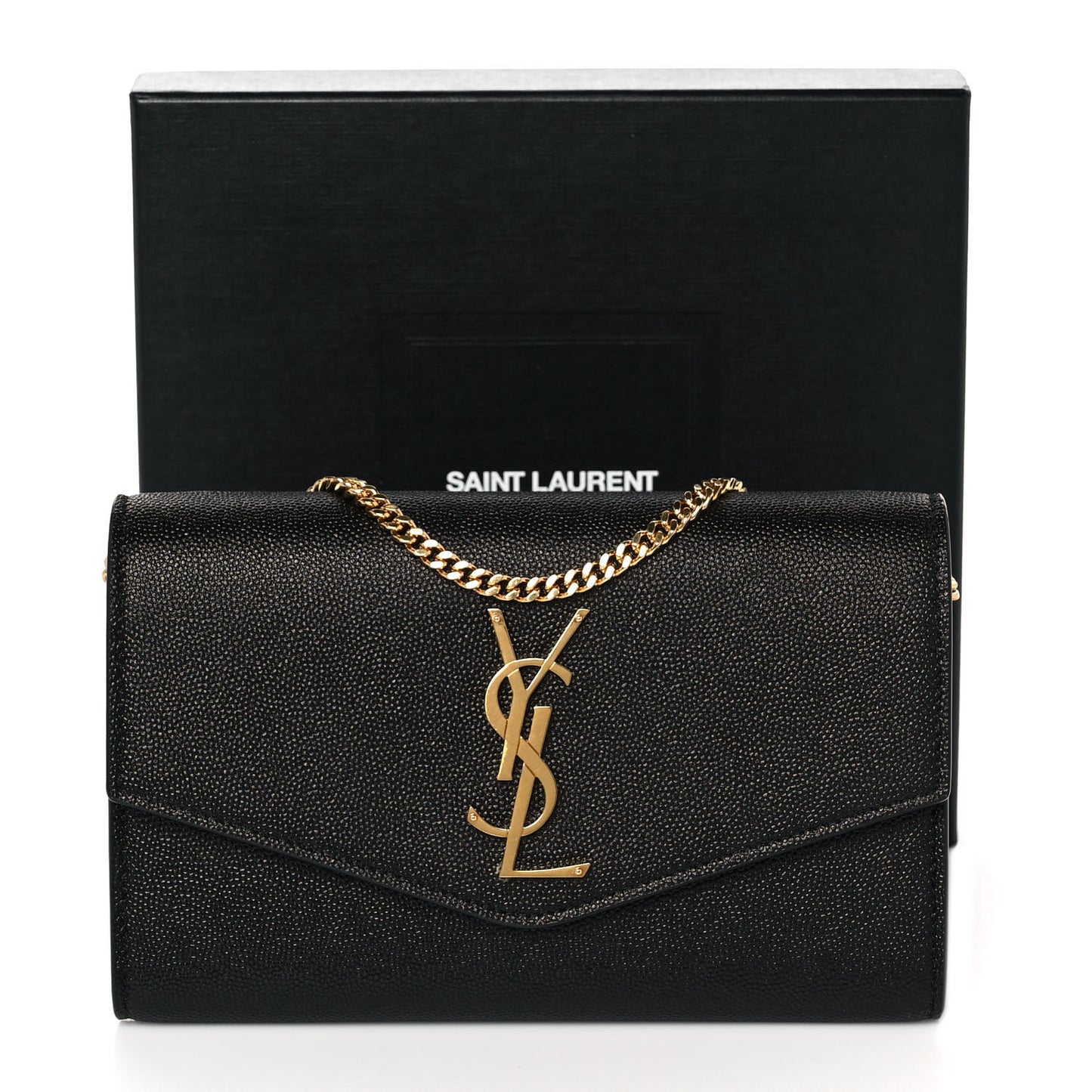 Grain De Poudre Uptown Chain Wallet Black