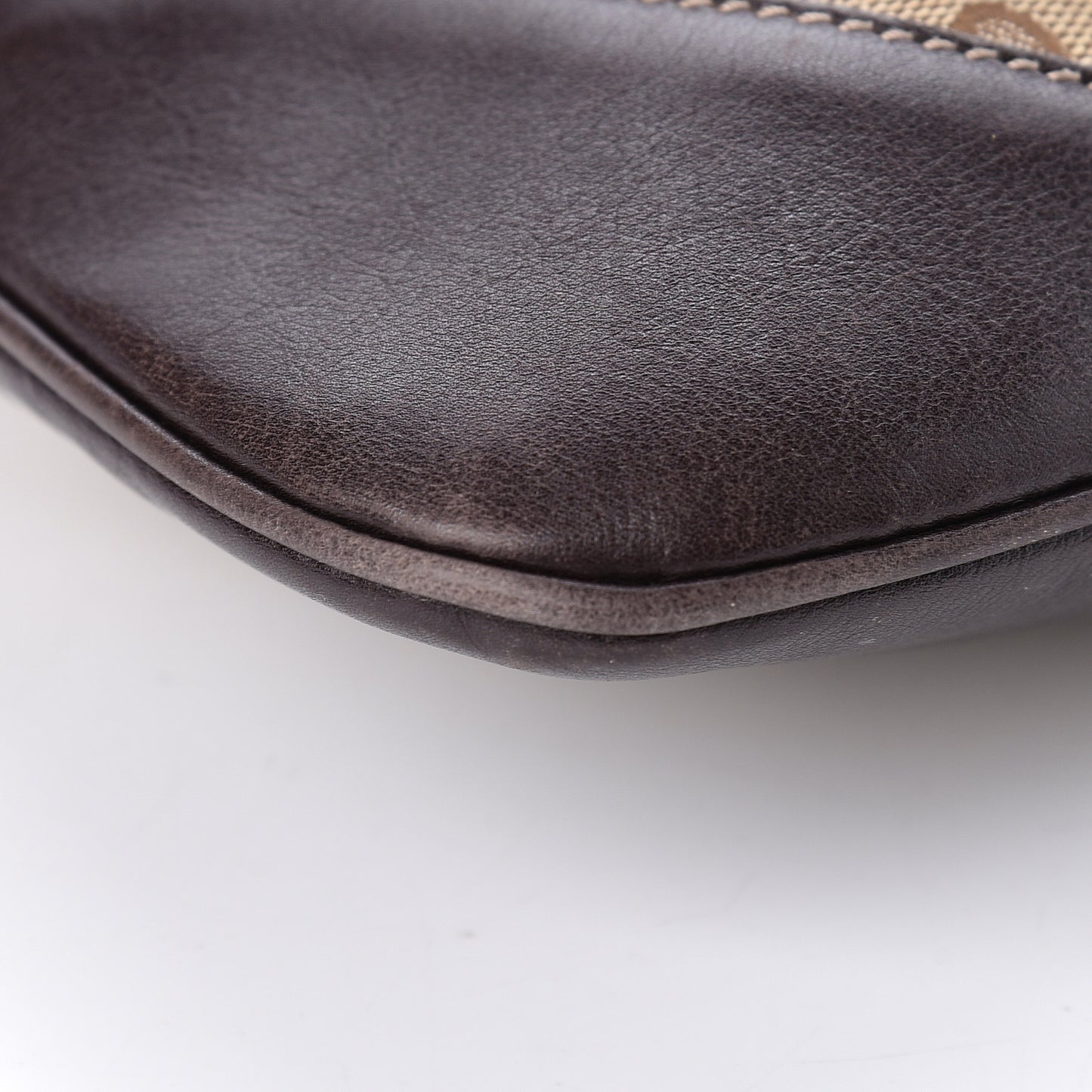 Monogram Web Jackie O Bouvier Hobo Dark Brown