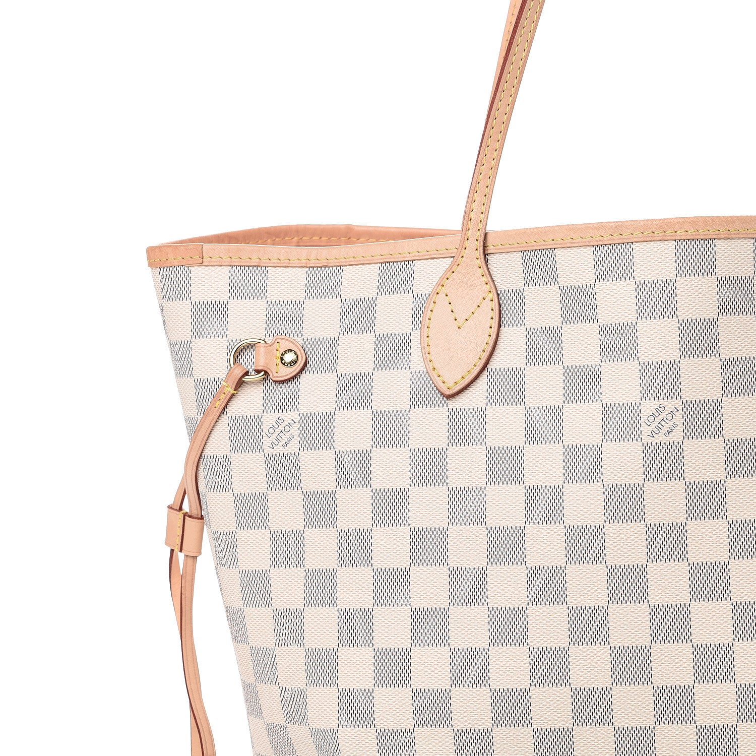 Louis Vuitton Damier Azur Neo Neverfull MM Rose Ballerine 9 of 12