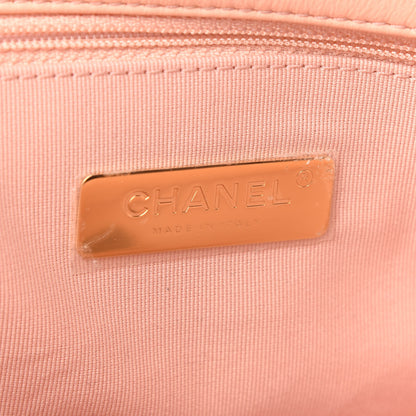 Chanel Goatskin Quilted Medium Chanel 19 Flap Light Pink 6 of 9