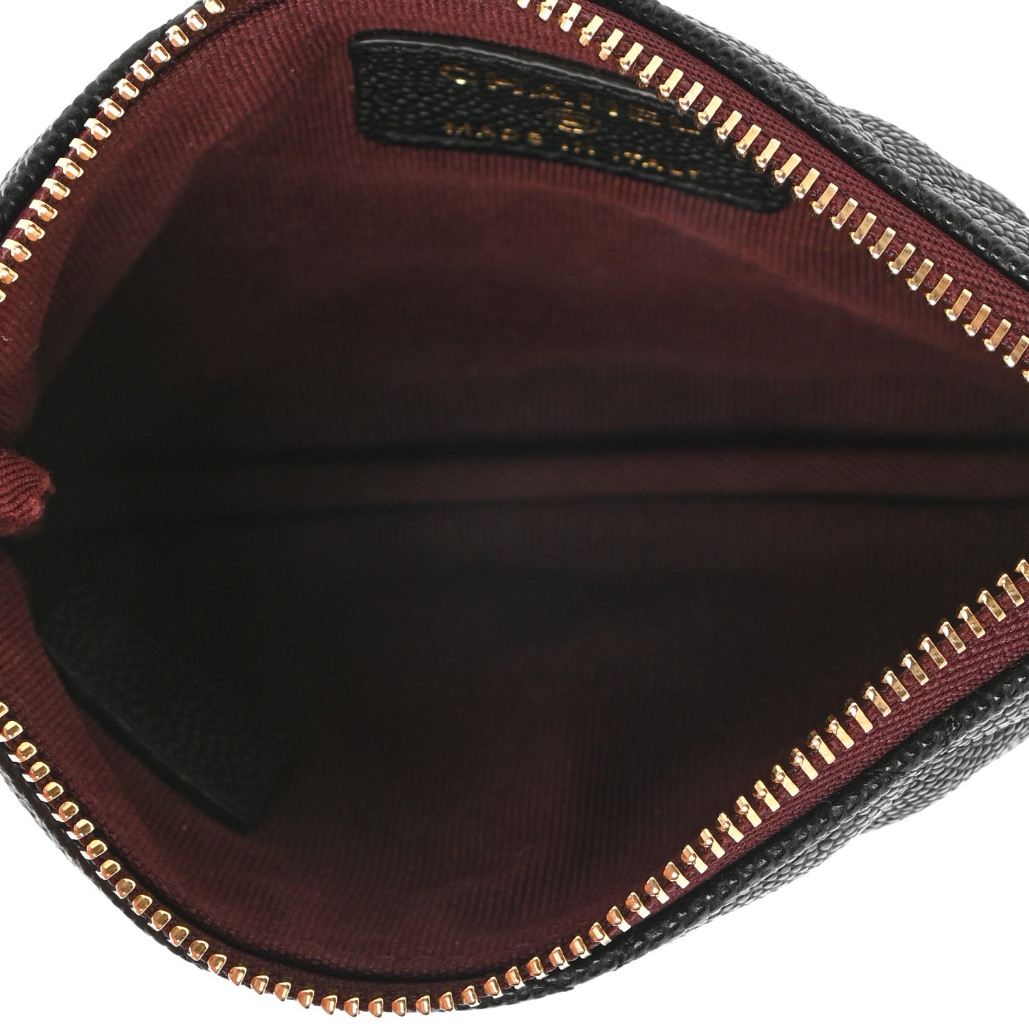 Chanel Caviar Quilted Small Cosmetic Case Black 7 of 8