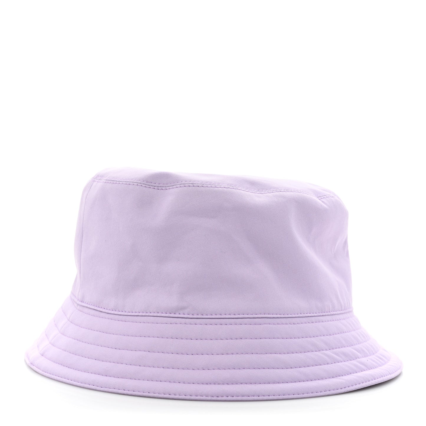 Stretch Cotton Twill Lambskin Fred H Circle Bucket Hat 59 Lilas