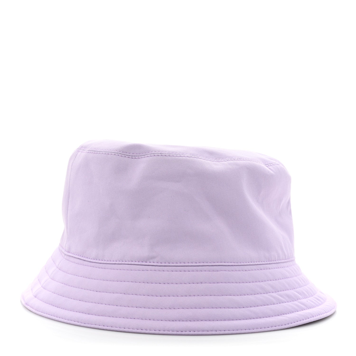 Hermes Stretch Cotton Twill Lambskin Fred H Circle Bucket Hat 59 Lilas 4 of 7