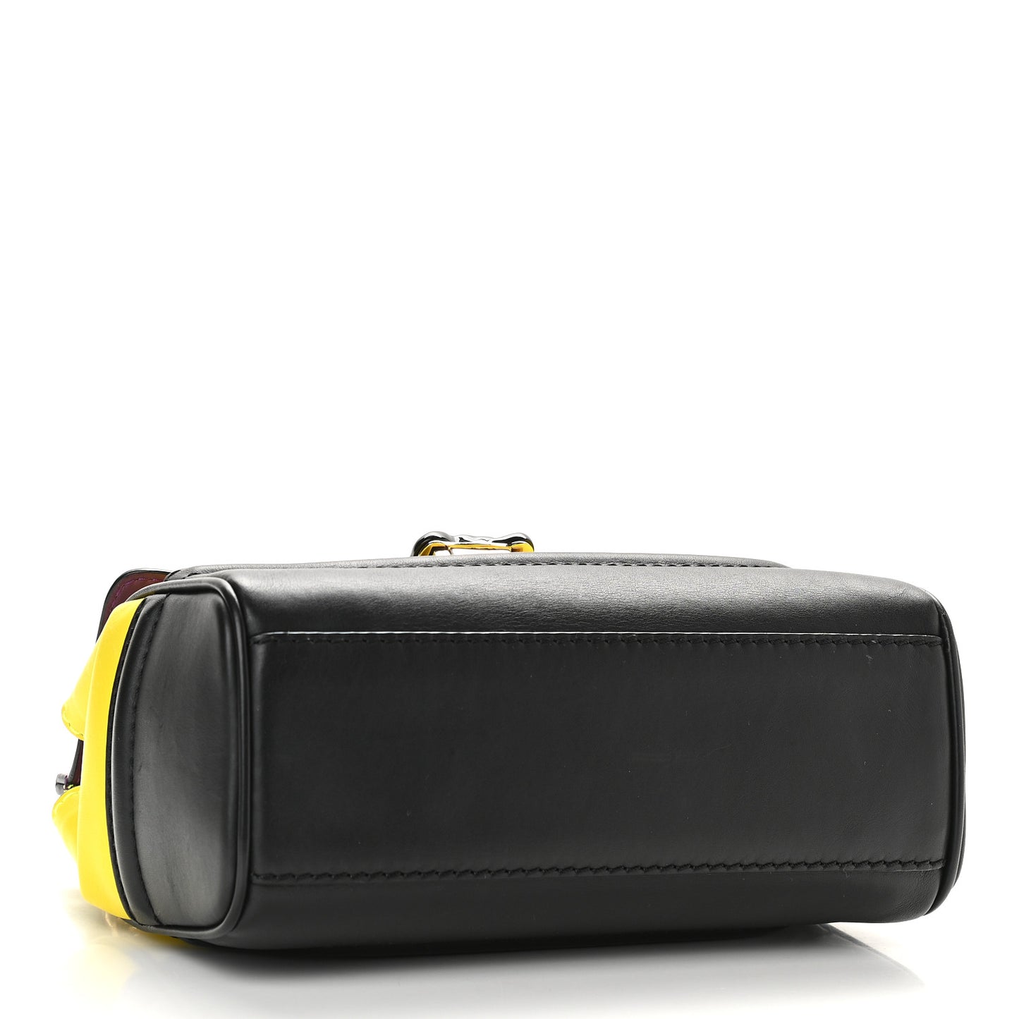 Calfskin Medium Palazzo Empire Colorblock Crossbody Bag Multicolor