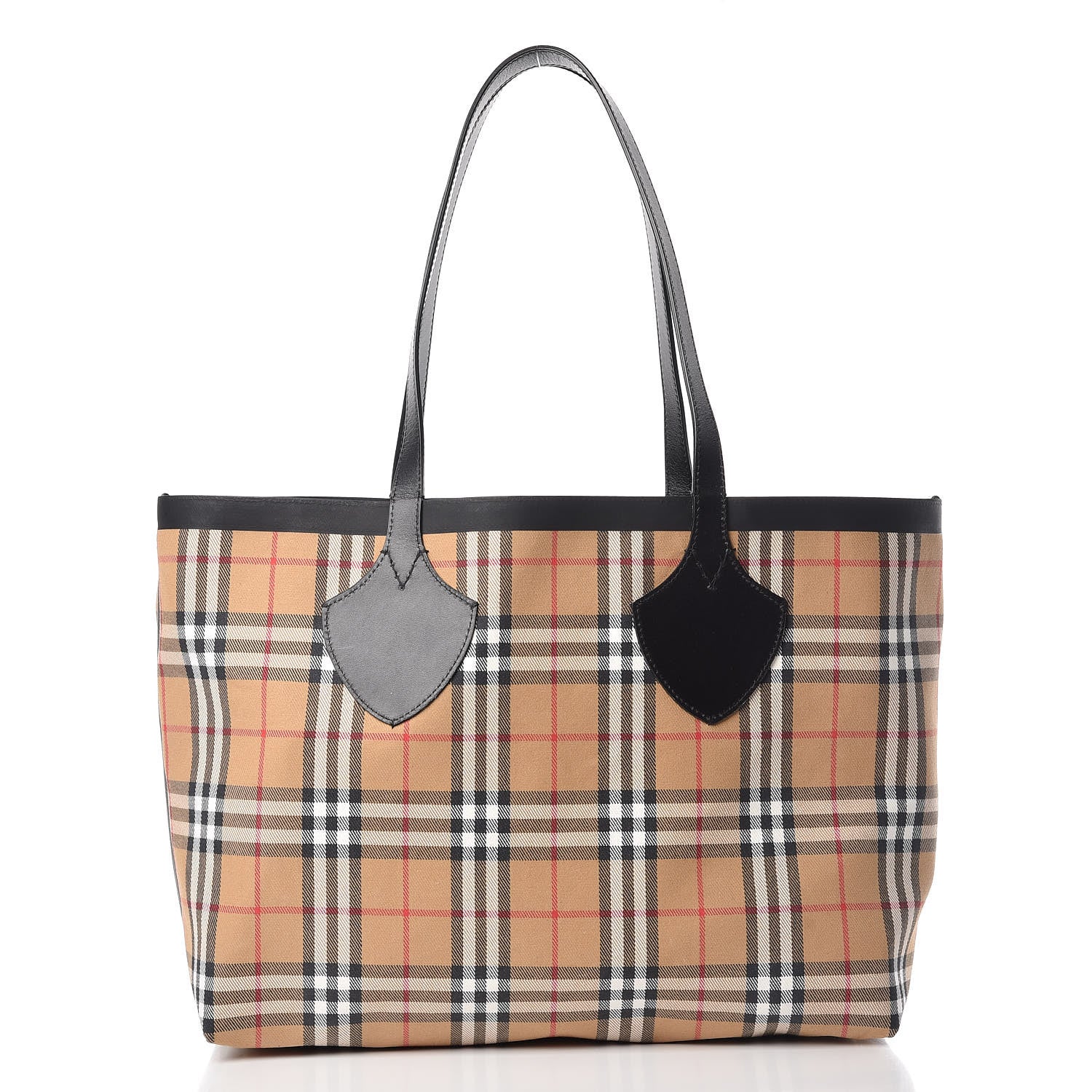 Burberry Vintage Check Transparent Large The Giant Reversible Tote Black 3 of 22