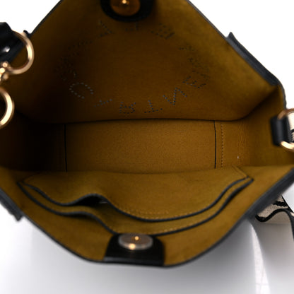 Stella McCartney Eco Alter Nappa Perforated Logo Mini Crossbody Black 5 of 12