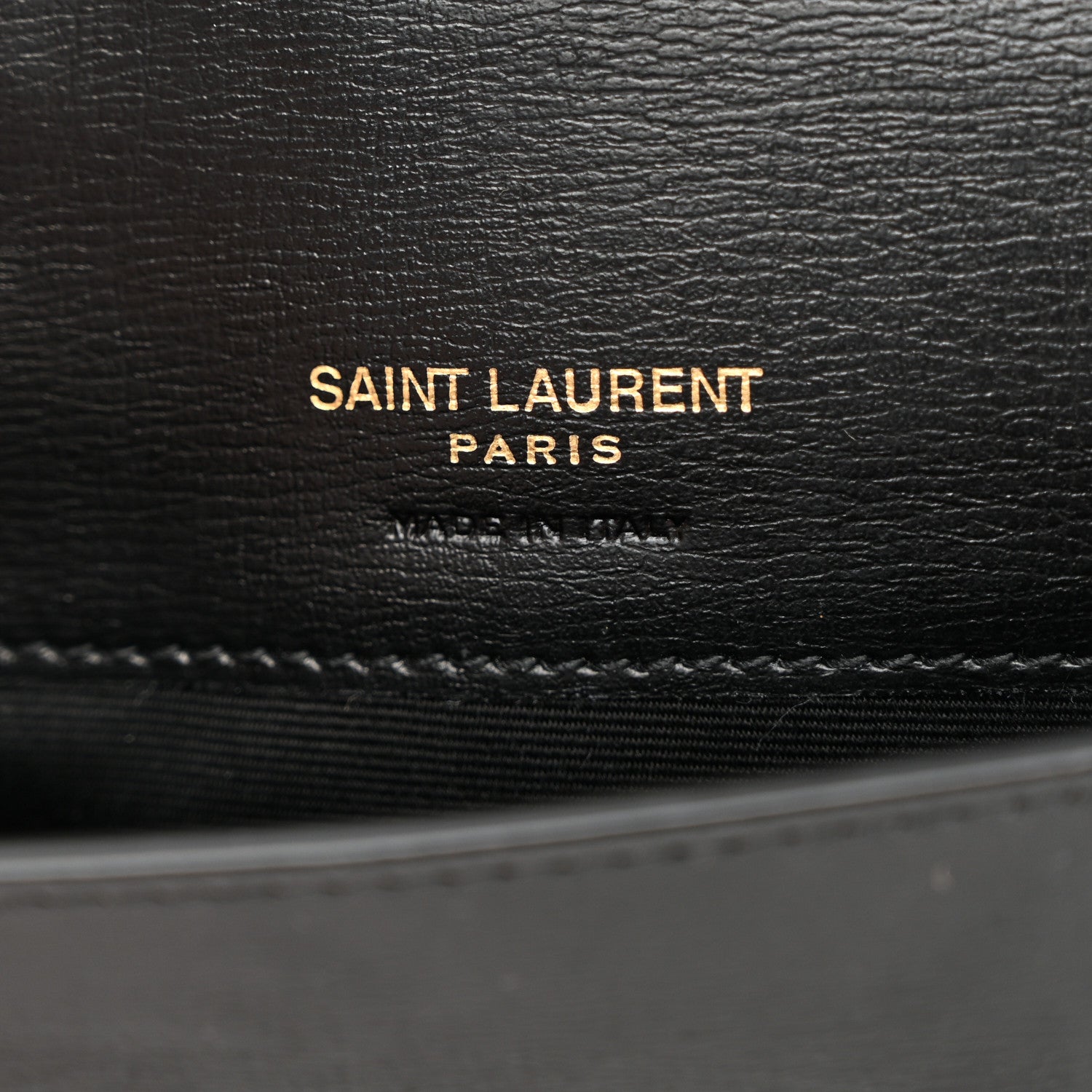 Saint Laurent Smooth Calfskin Monogram Phone Holder Crossbody Black 6 of 11