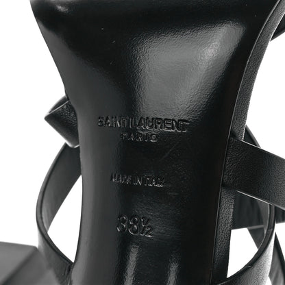 Saint Laurent Smooth Calfskin Joan 90 Sandals 38.5 Black 6 of 8