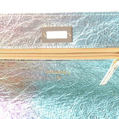 Chanel Metallic Goatskin Quilted 2.55 Reissue Wallet on Chain WOC Multicolor 5 of 9