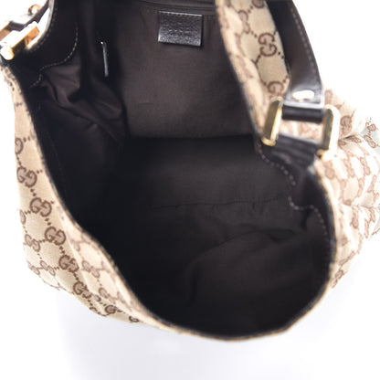 Gucci Monogram Large New Ladies Web Hobo Dark Brown 5 of 16