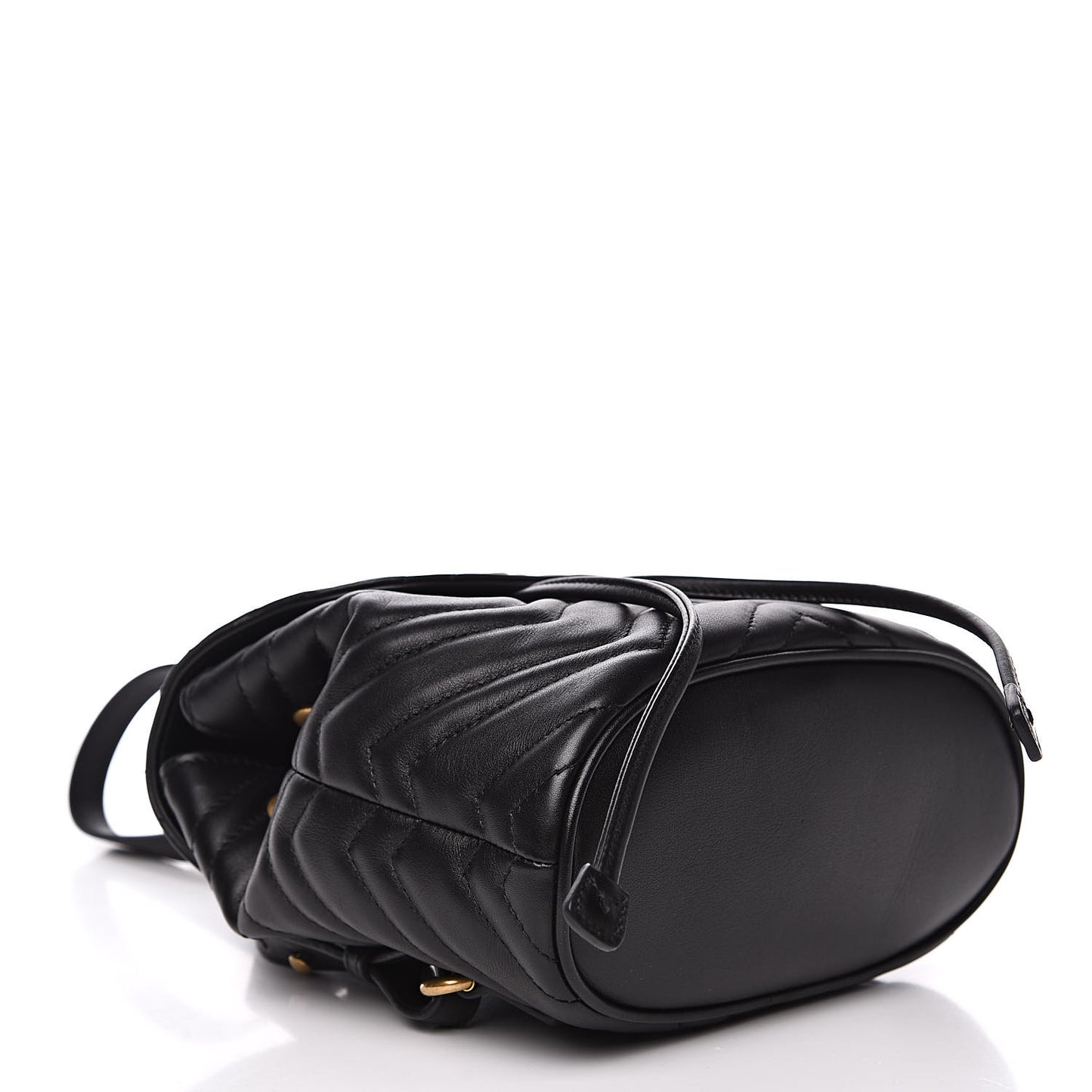 Calfskin Matelasse GG Marmont Flap Backpack Black