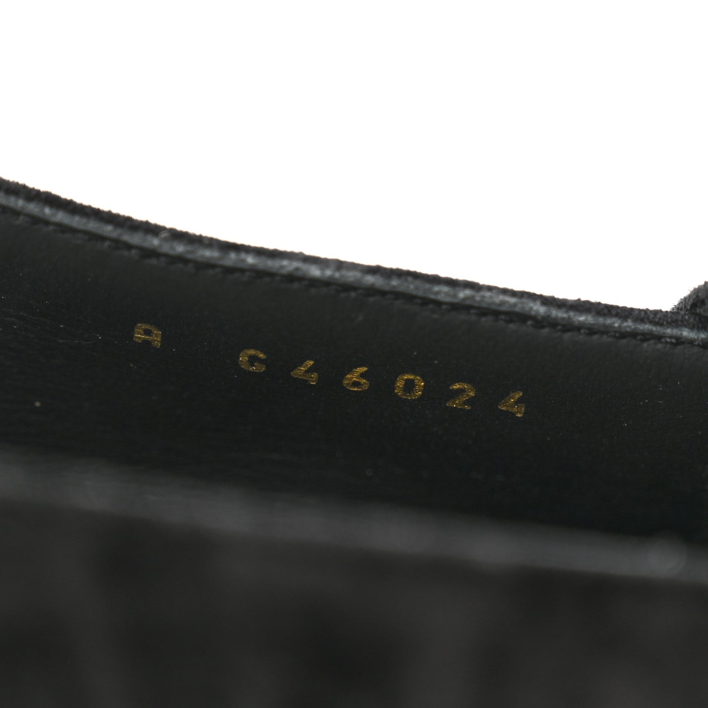 Suede Patent Cap Toe CC Mary Jane Flats 41 Black