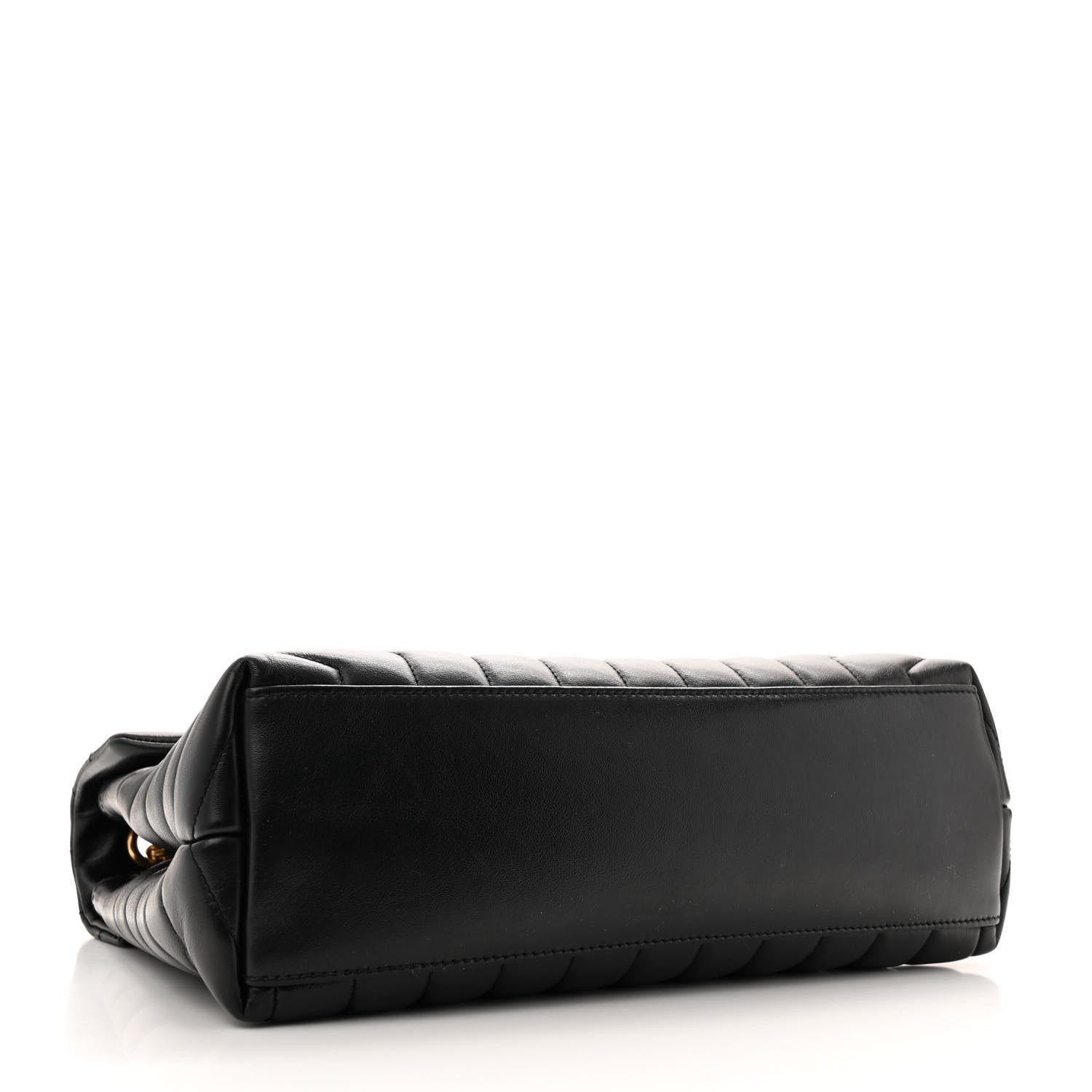 Saint Laurent Calfskin Y Quilted Monogram Medium Loulou Chain Satchel Black 4 of 15
