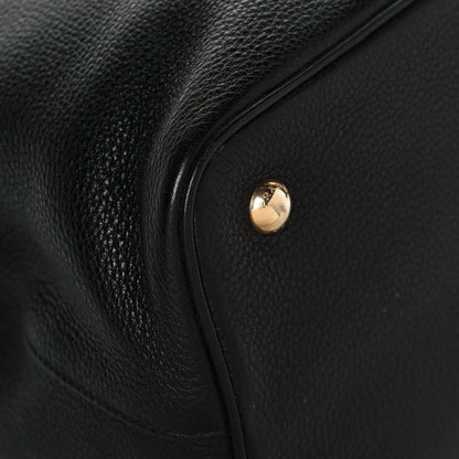 Prada Vitello Daino Tote Black 9 of 14
