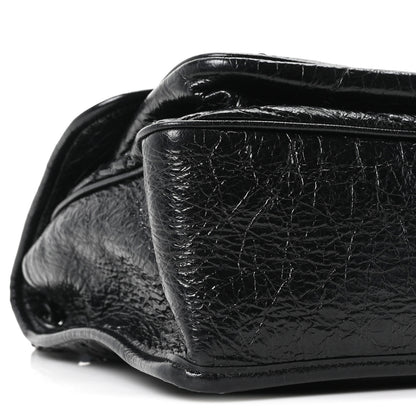 Saint Laurent Crinkled Calfskin Matelasse Monogram Medium Niki Chain Satchel Black 8 of 9