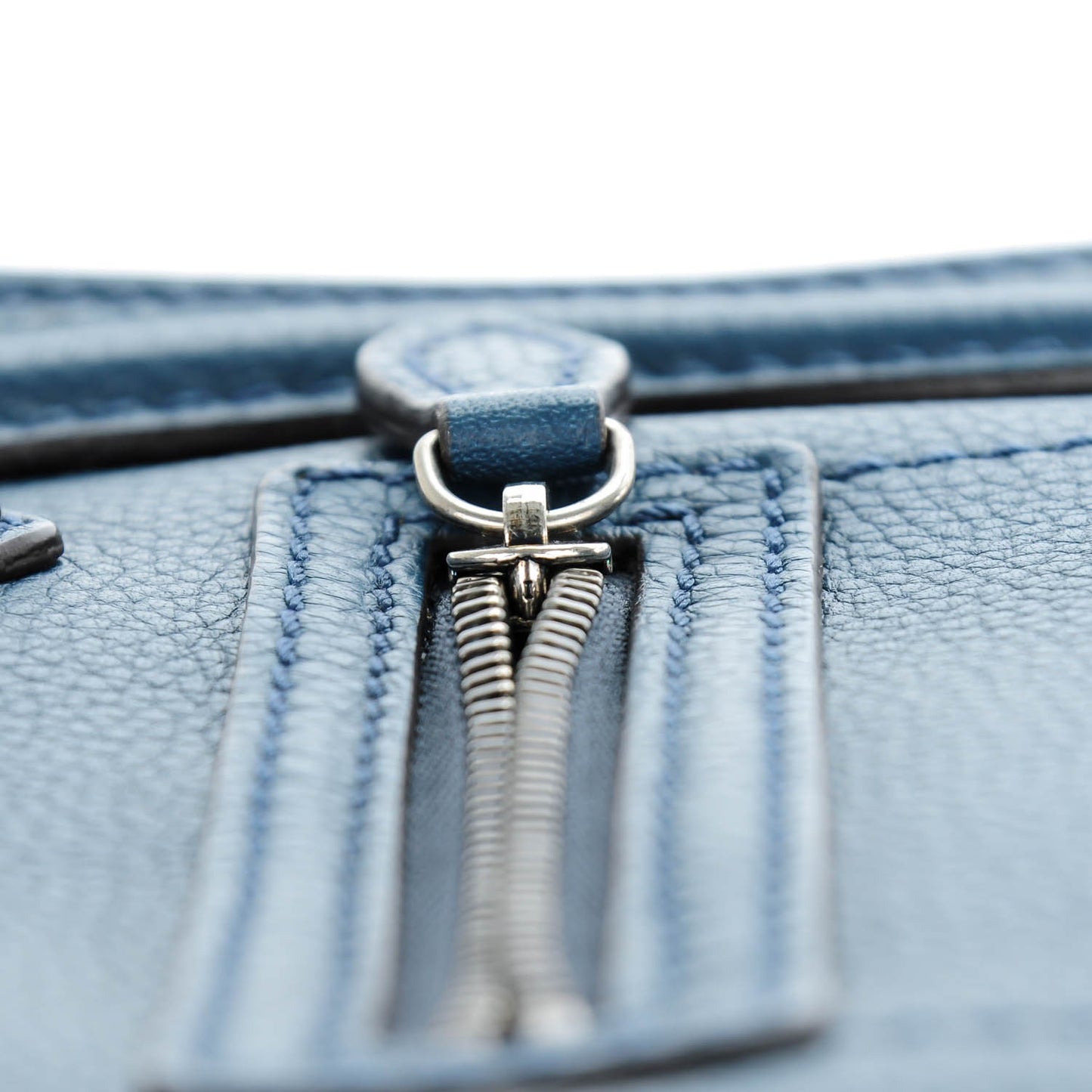 Drummed Calfskin Nano Luggage Orage
