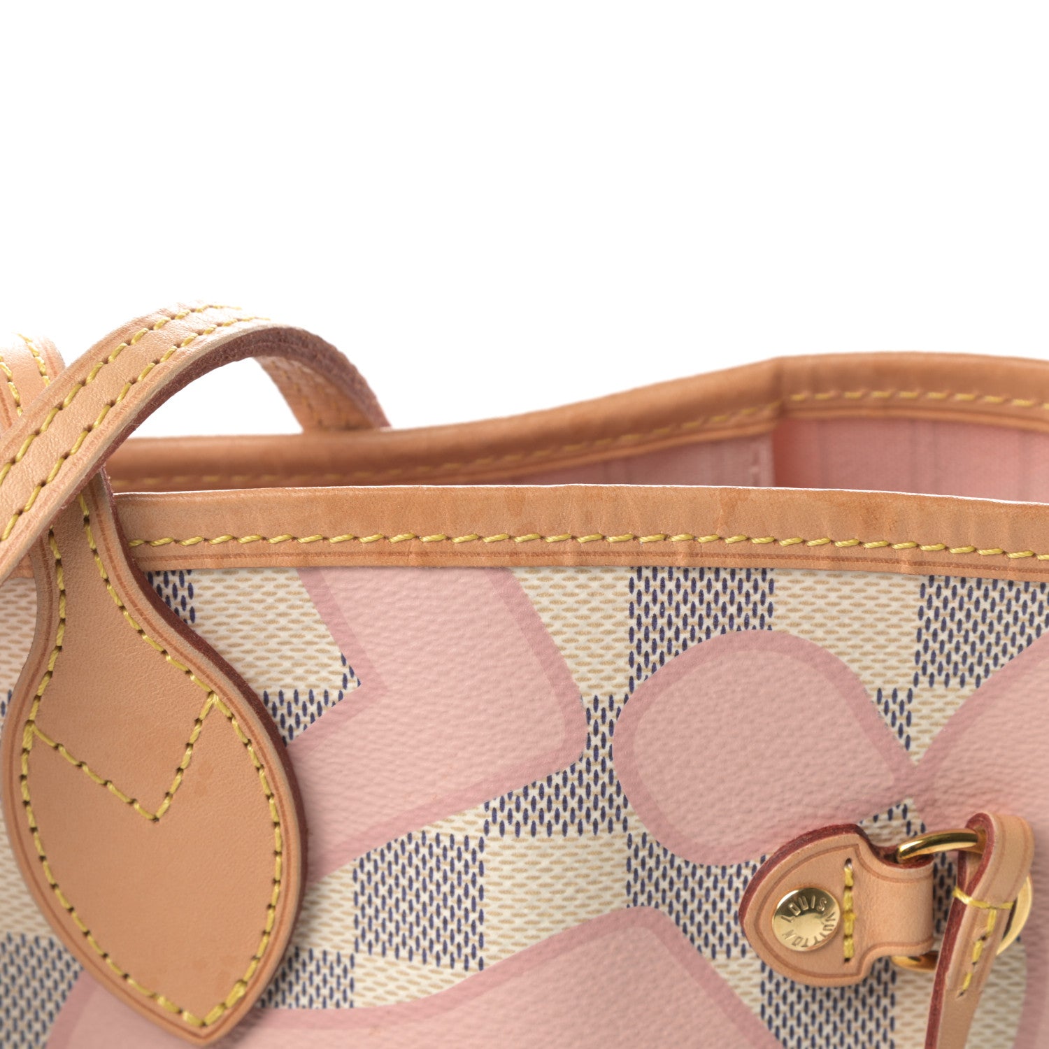 Louis Vuitton Damier Azur Tahitienne Neverfull MM 15 of 15