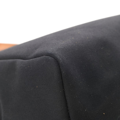 Hermes Toile Vache Calfskin Herbag 30 PM Black Natural 13 of 21