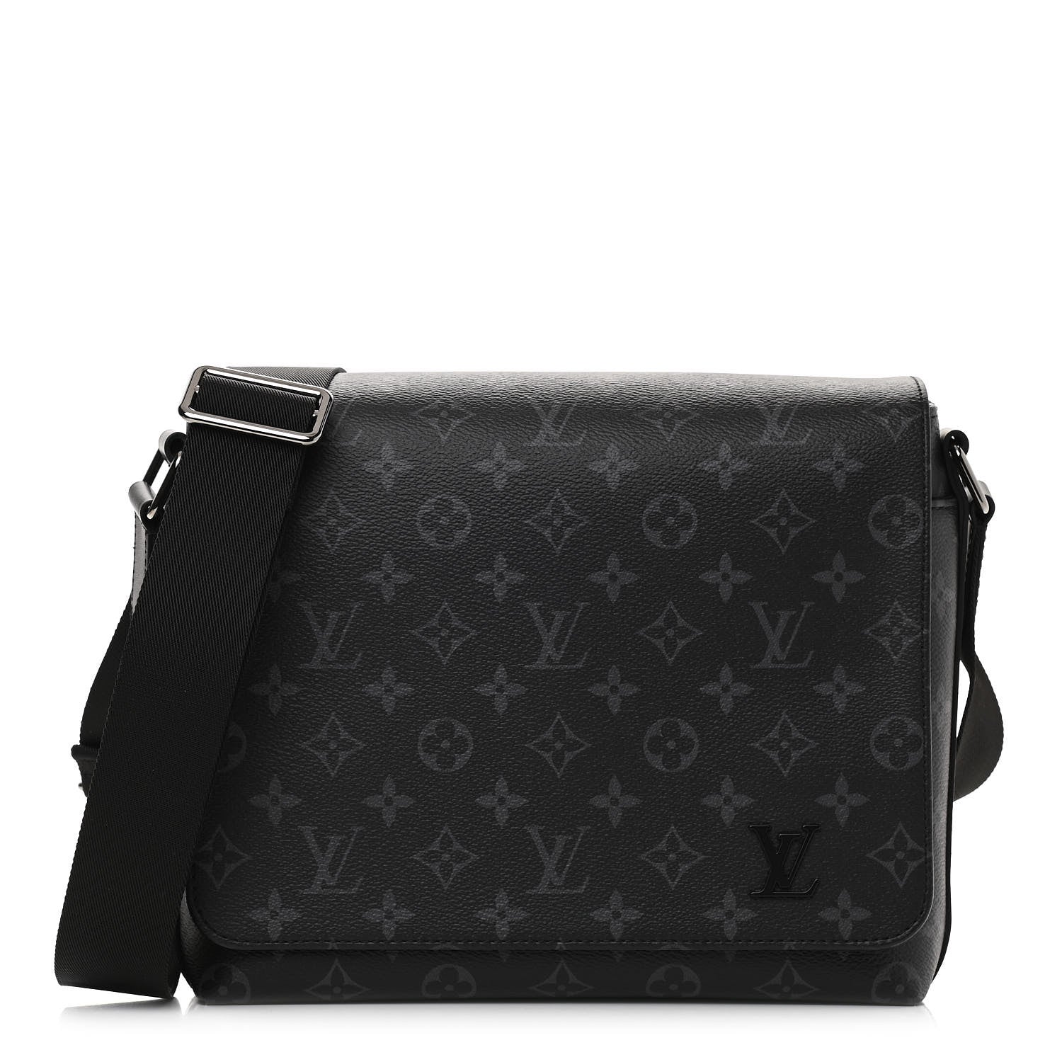 Louis Vuitton Monogram Eclipse District PM Black 1 of 9