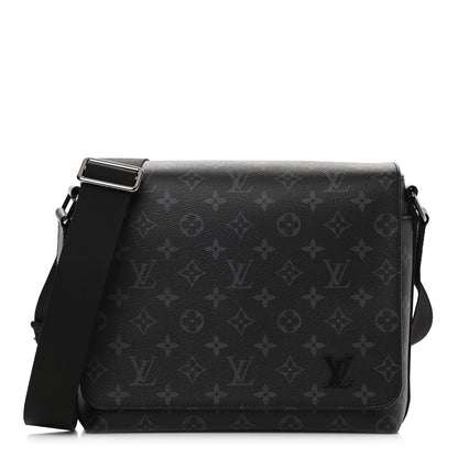 Louis Vuitton Monogram Eclipse District PM Black 1 of 9