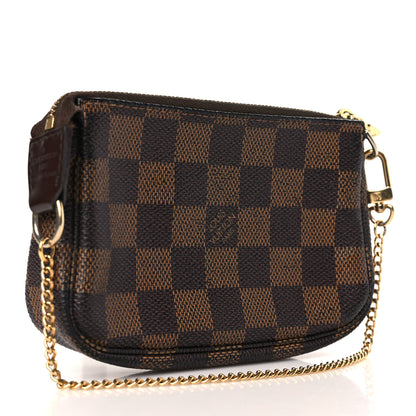 Louis Vuitton Damier Ebene Mini Pochette Accessories 3 of 9