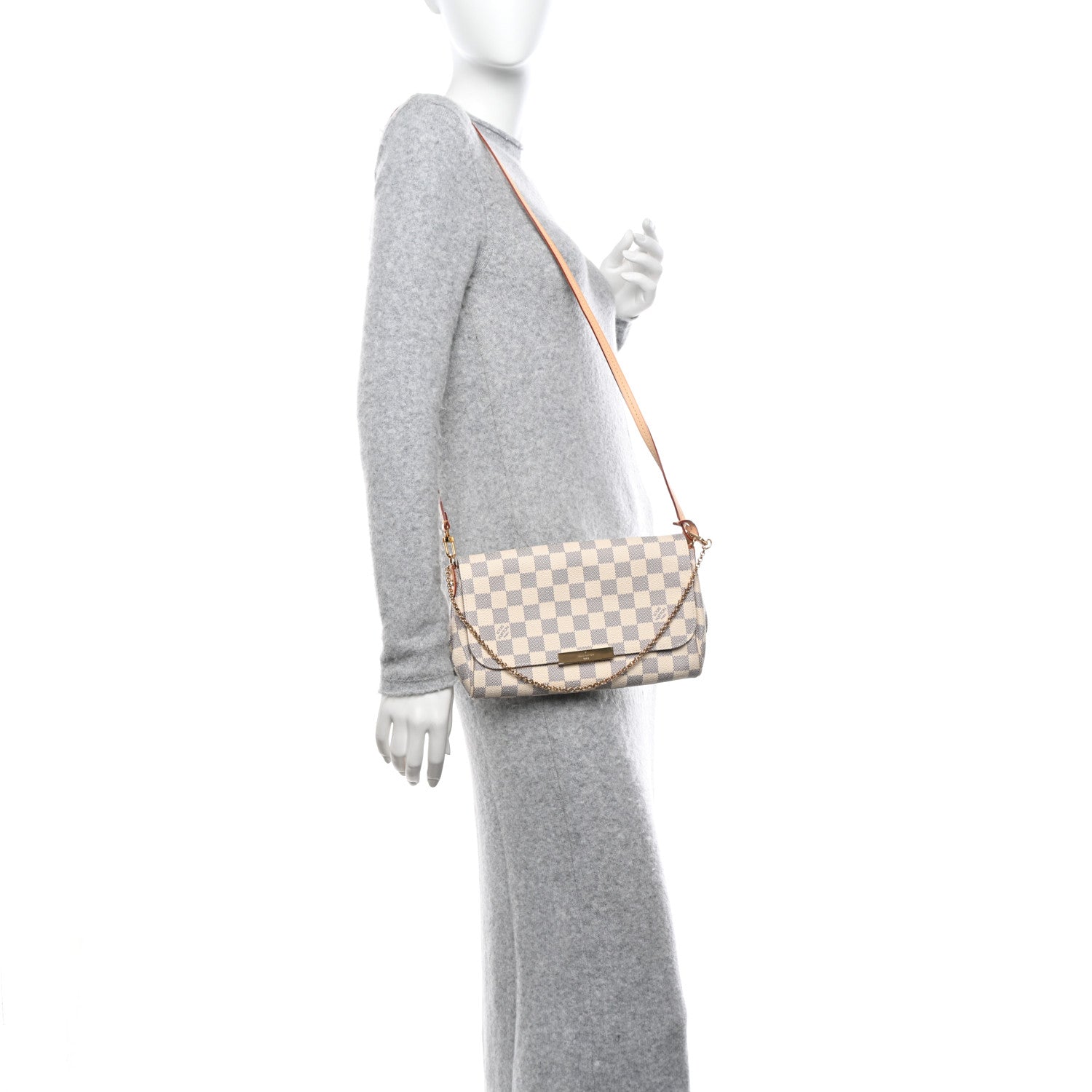 Louis Vuitton Damier Azur Favorite MM 2 of 9