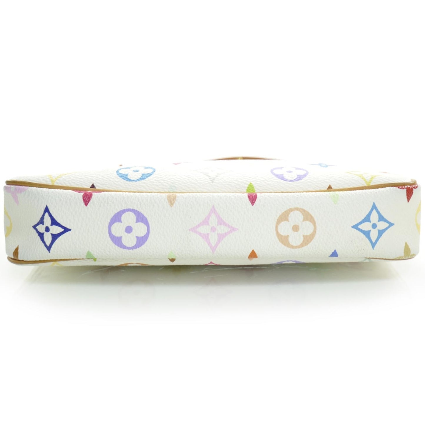 Monogram Multicolor Pochette Accessories White